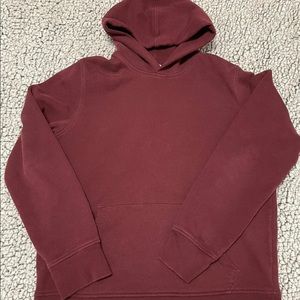 GAP Men Burgundy Hoodie